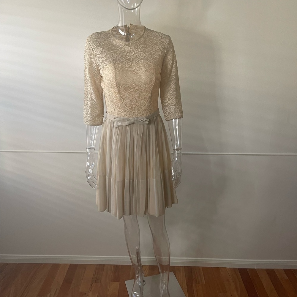 Vintage lace top dress